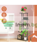 Цветарник стойка 6 етажа за растения лофт